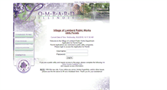 Desktop Screenshot of permits.villageoflombard.org